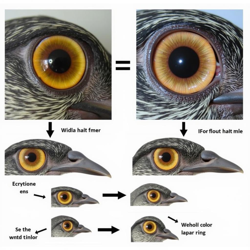 Identifying the African Eyering Mutation: Key visual cues and distinguishing features of the mutation.