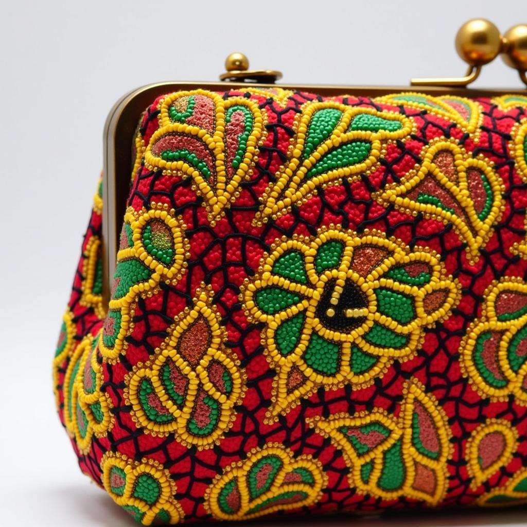 Elegant African Fabric Clutch Purse