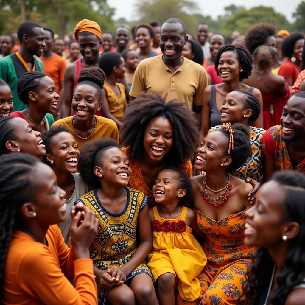 African Family Celebration