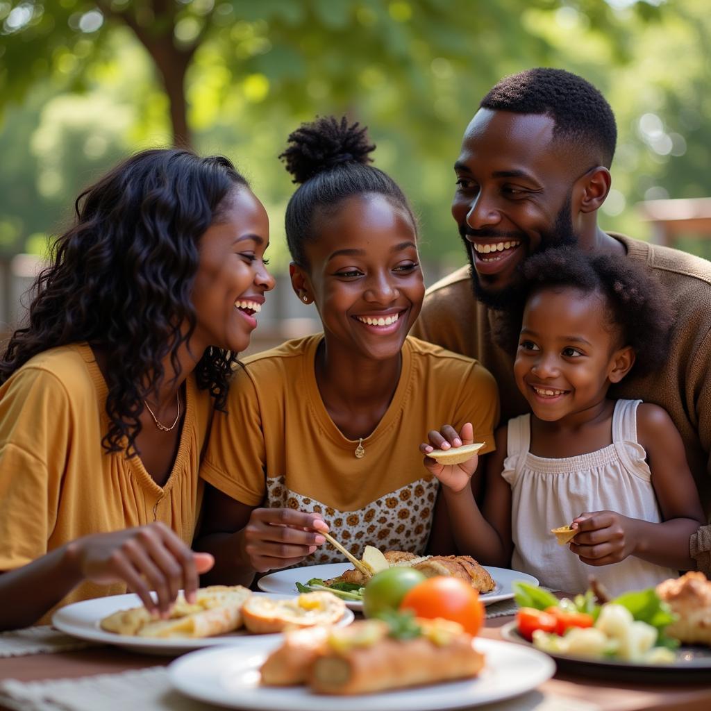 Heartwarming African Family Gathering