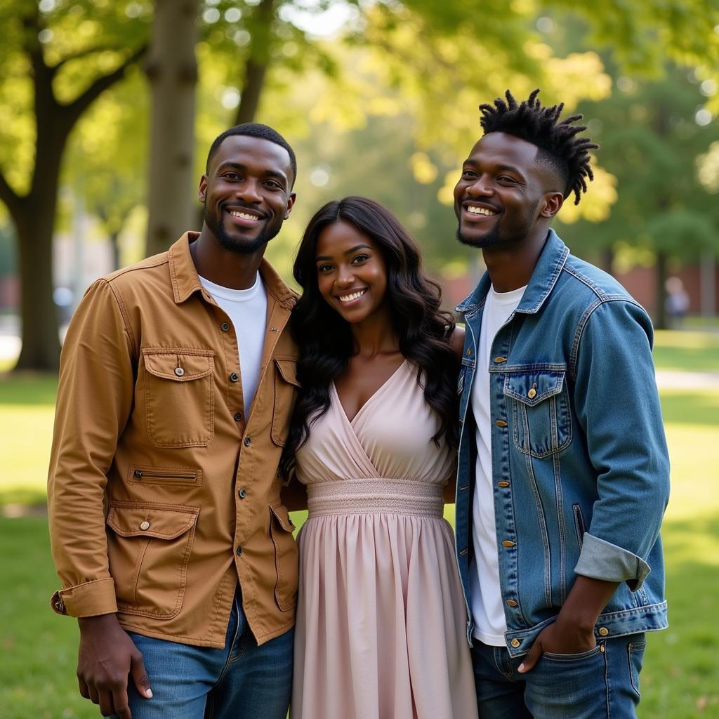 African Family in Modern London