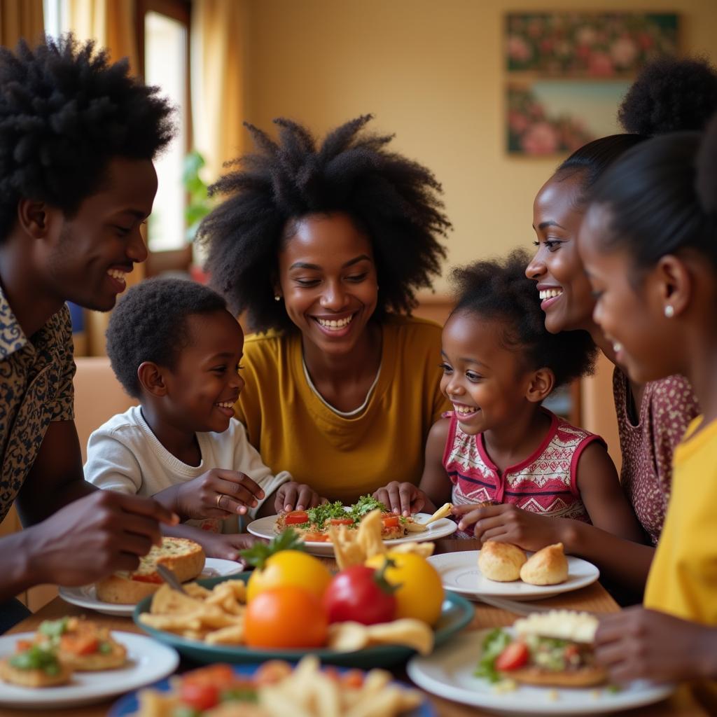 African Family Meal