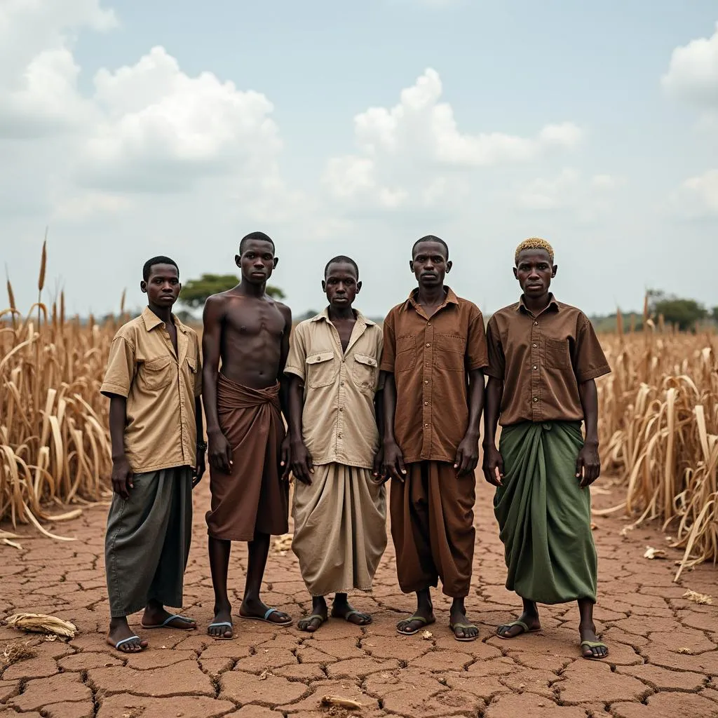 Drought-Stricken Farmers in Africa