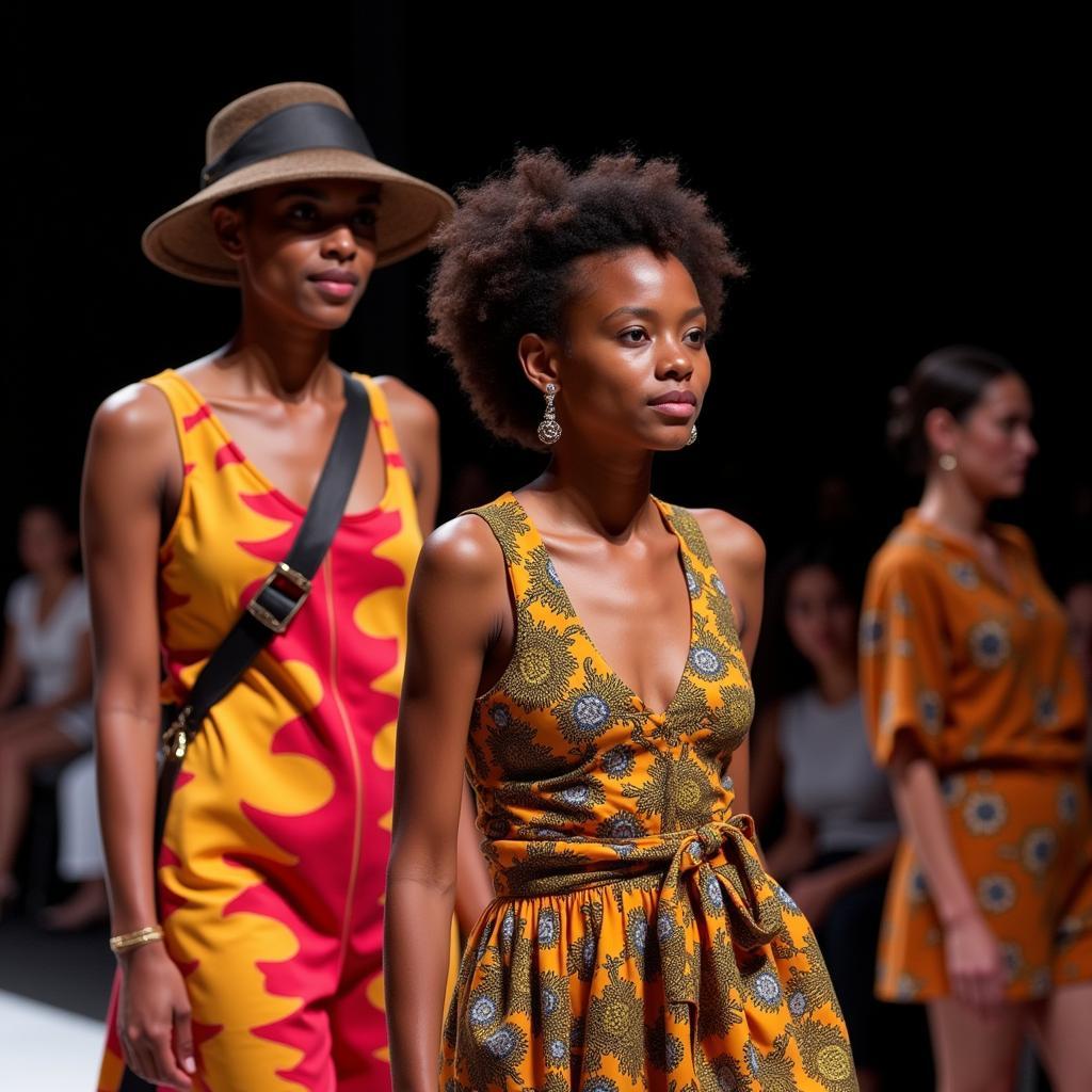 African Fashion Designers at a Showcase