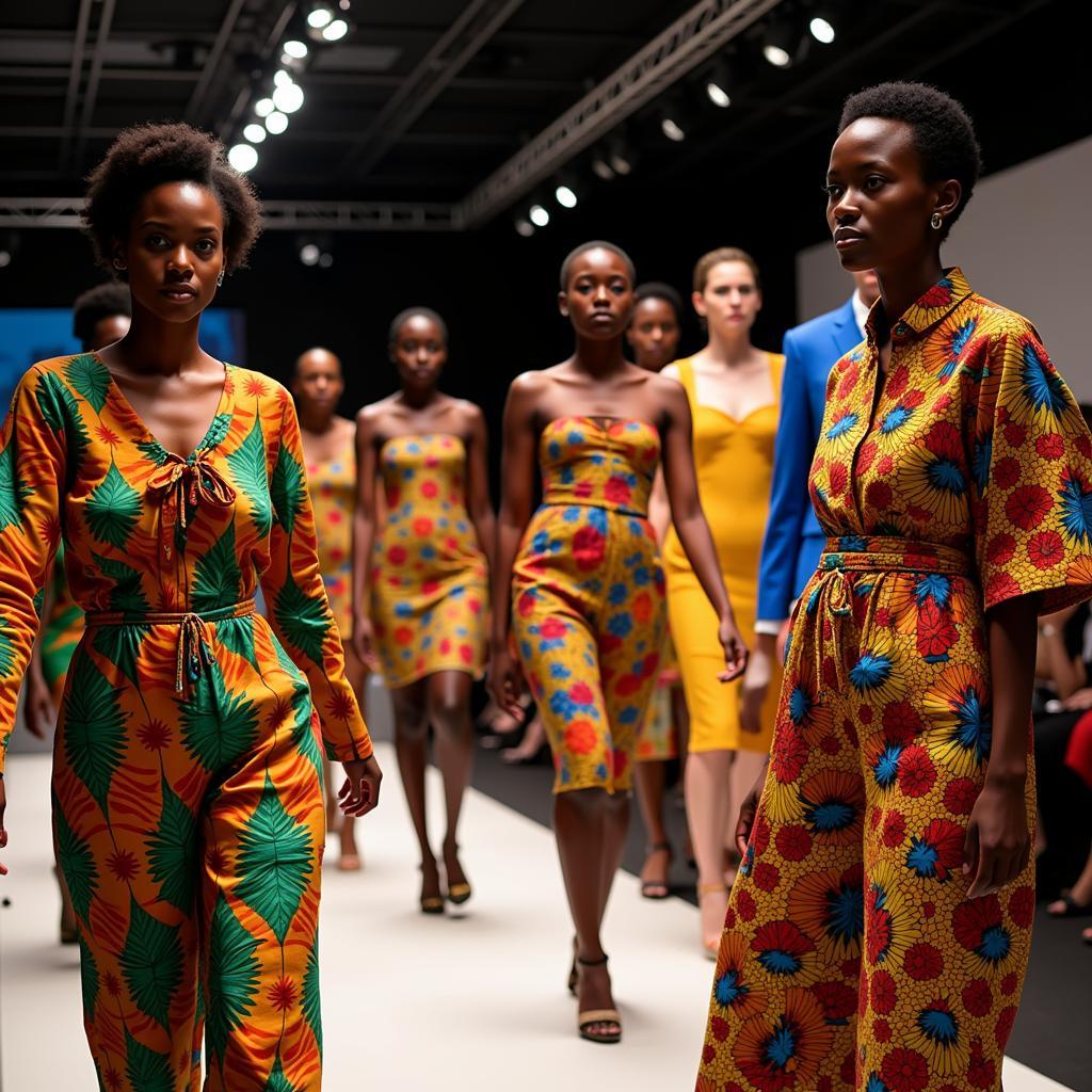 African fashion exhibition in Bangalore