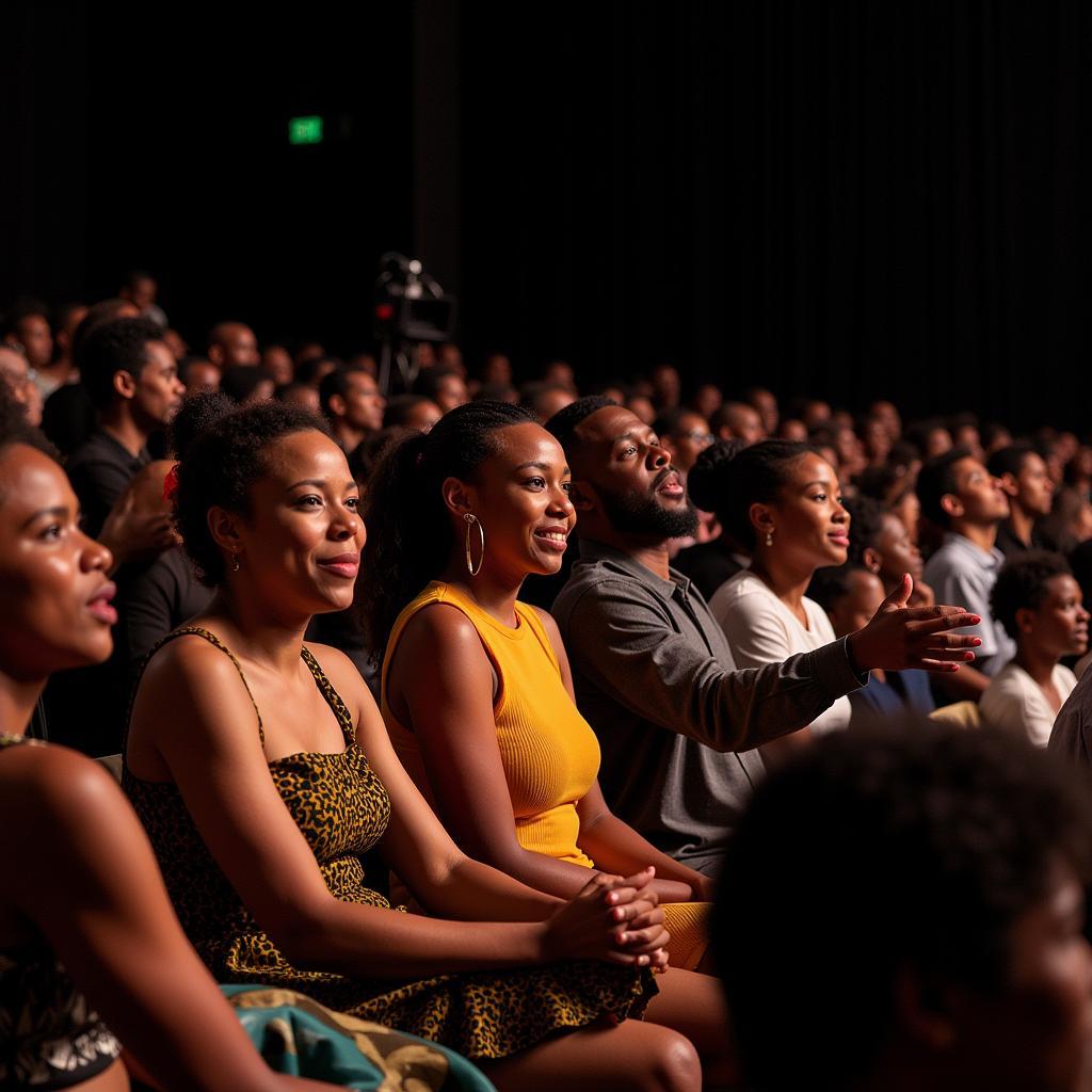 African Fashion Show Audience