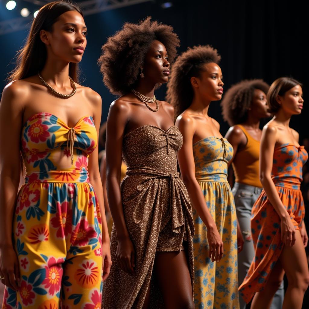 Celebrating Diversity at an African Fashion Show