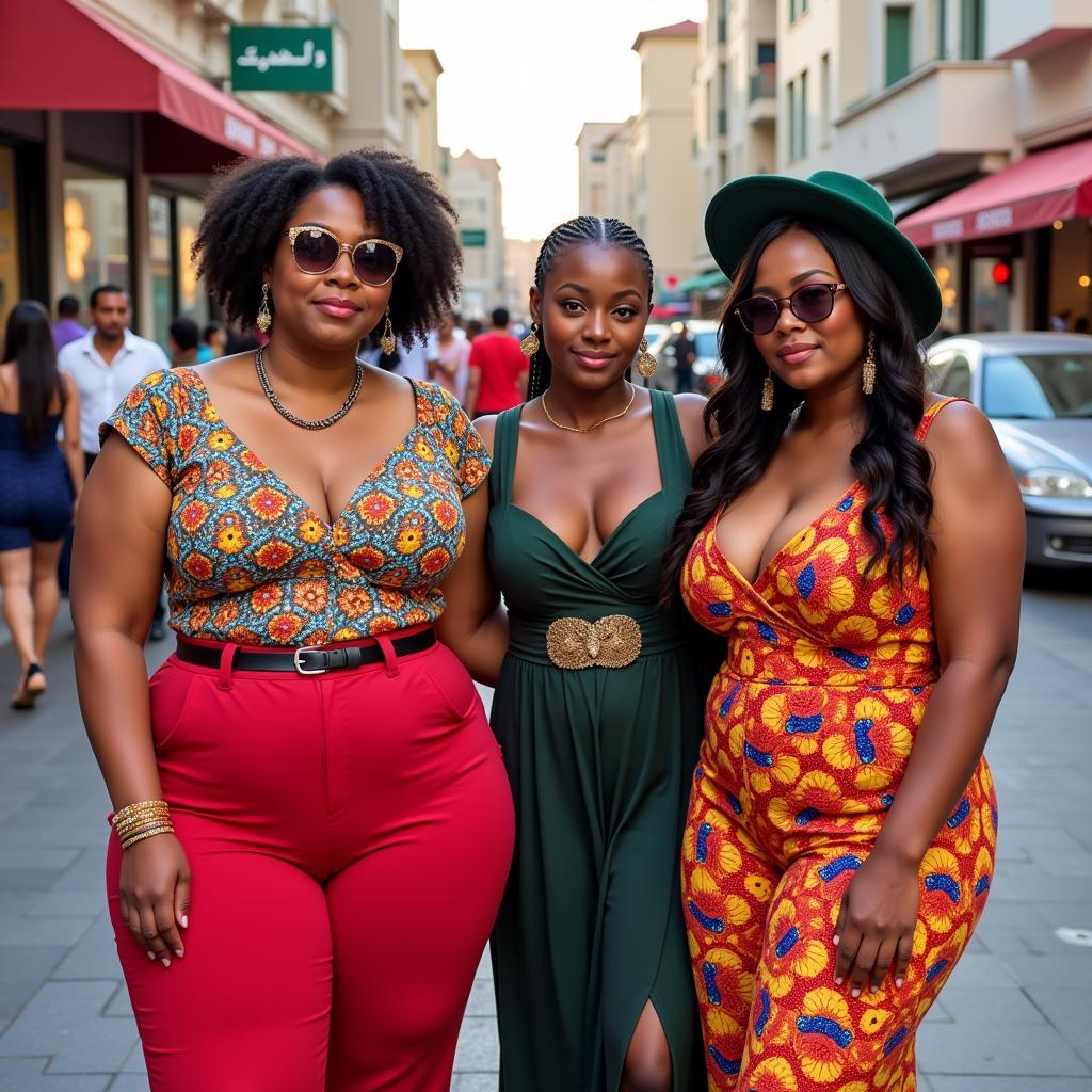 African Fat Ladies in Dubai: Fashion and Style