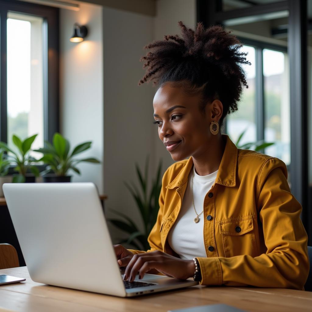 African Female Entrepreneur in Tech