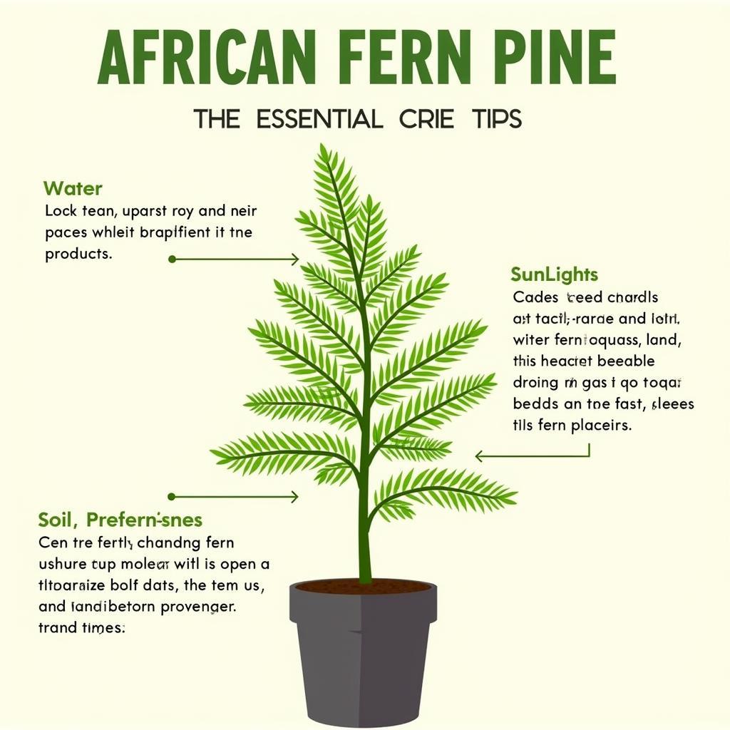 Essential Tips for Caring for African Fern Pine