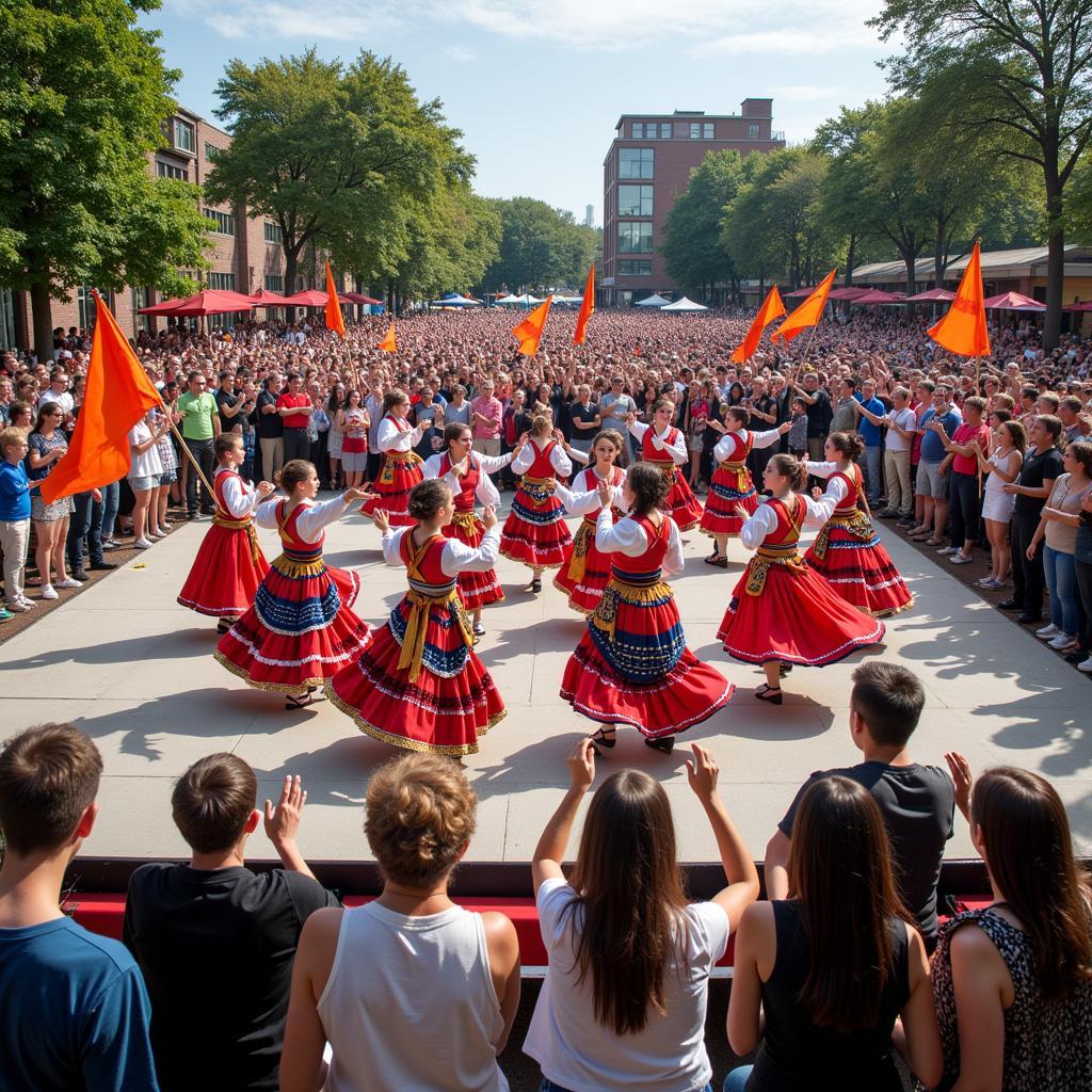 African dance performance at NYC festival