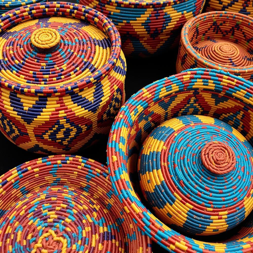 Intricately Woven Baskets from Africa