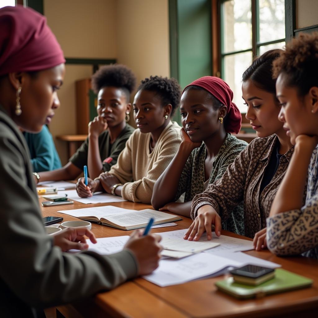 Workshop on financial literacy for women in Africa