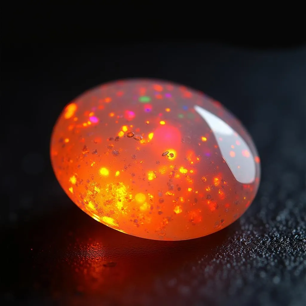 Ethiopian Fire Opal Gemstone