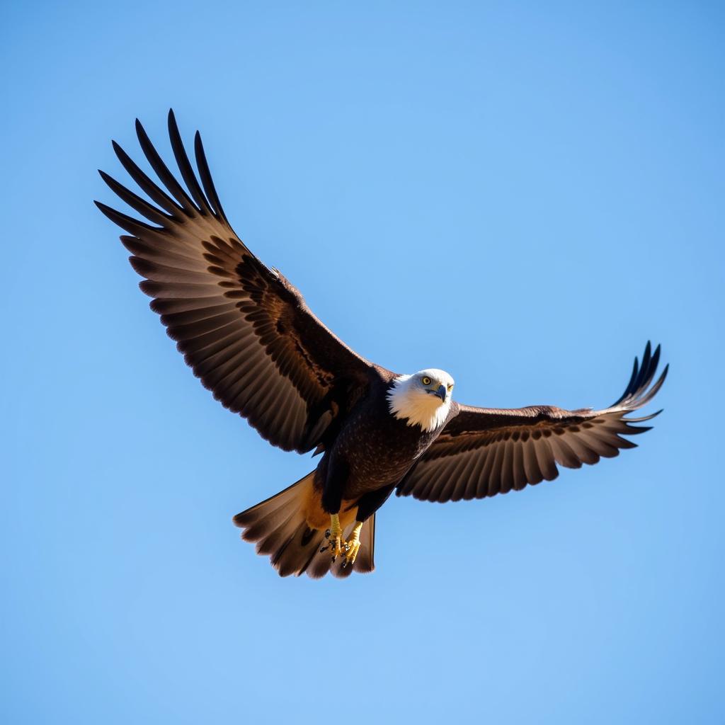 African Fish Eagle in Flight