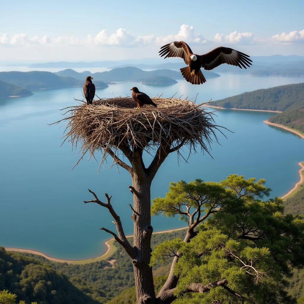 African Fish Eagle Nest