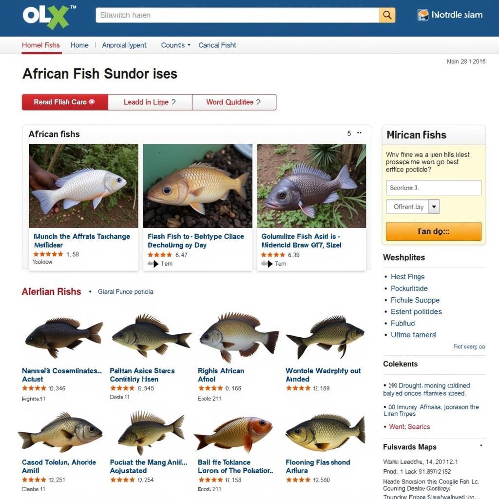 African fish vendor on OLX Pune