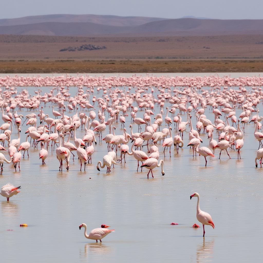 African Flamingo Habitat