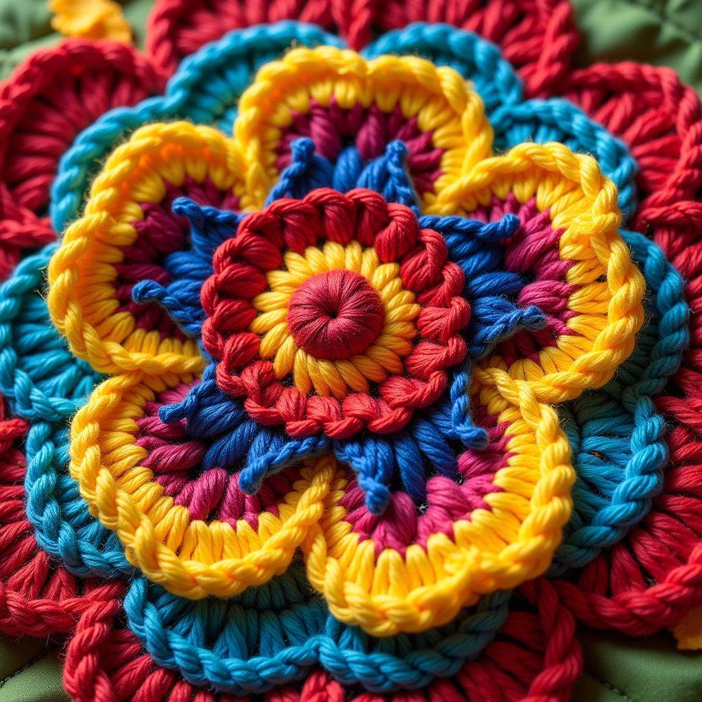 African Flower Crochet Motif: Exploring Symbolism