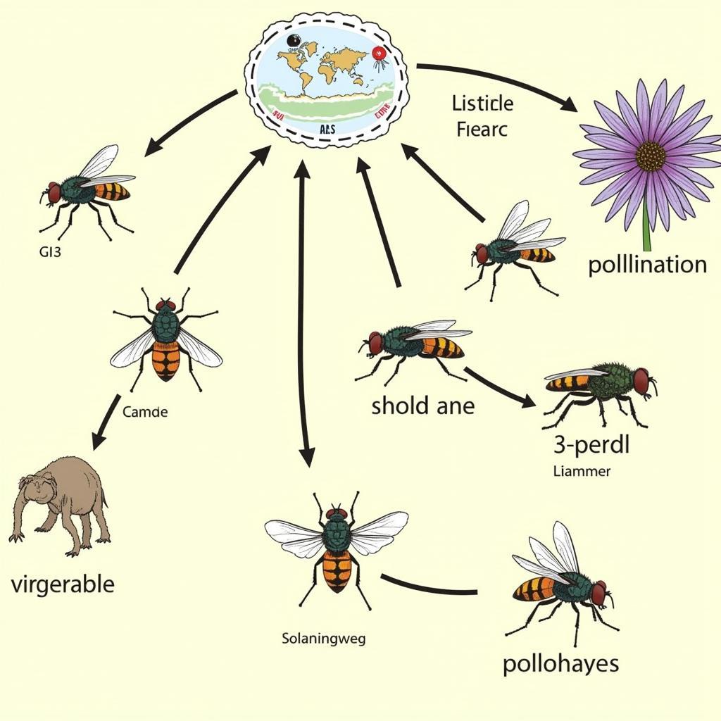 African Fly in the Ecosystem