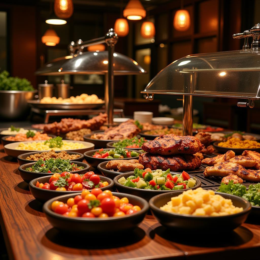 African Dishes at the Barbeque Nation Buffet