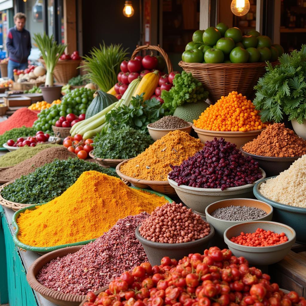 African Food Ingredients in Nottingham Market