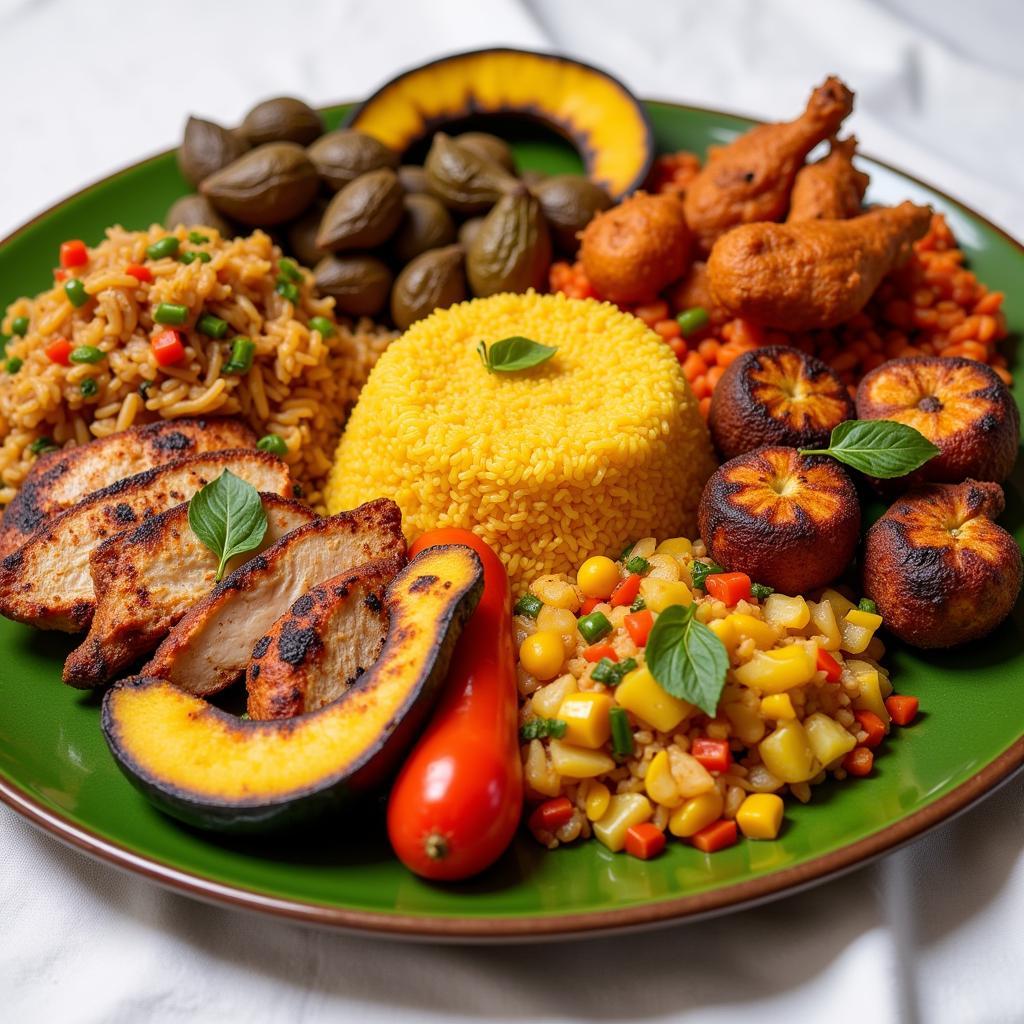 colorful-african-food-platter