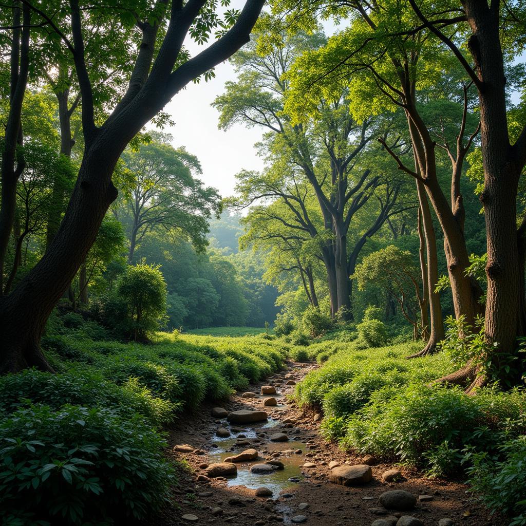 African Bongo Habitat