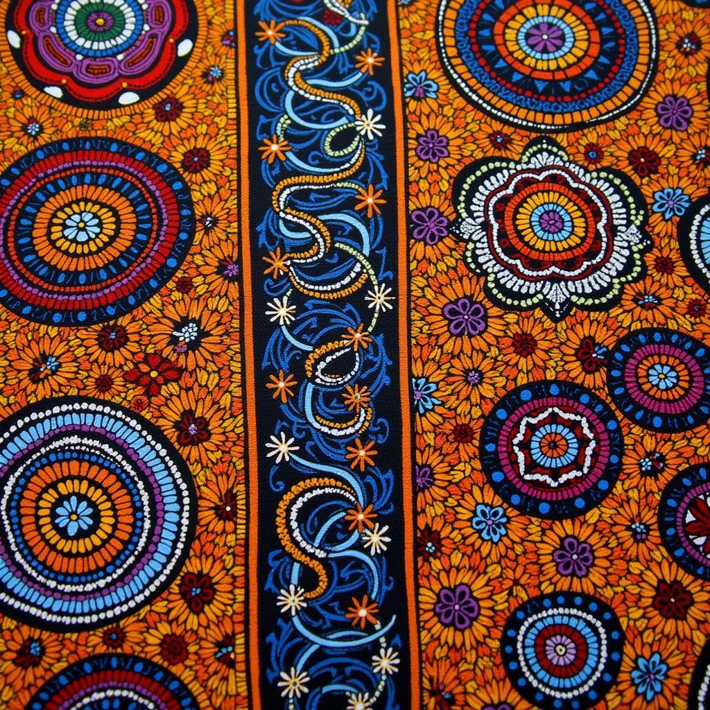 African Funeral Fabric Patterns and Colors