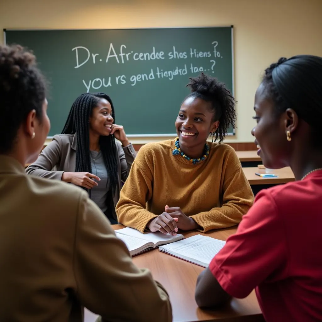 African Gender Studies Classroom