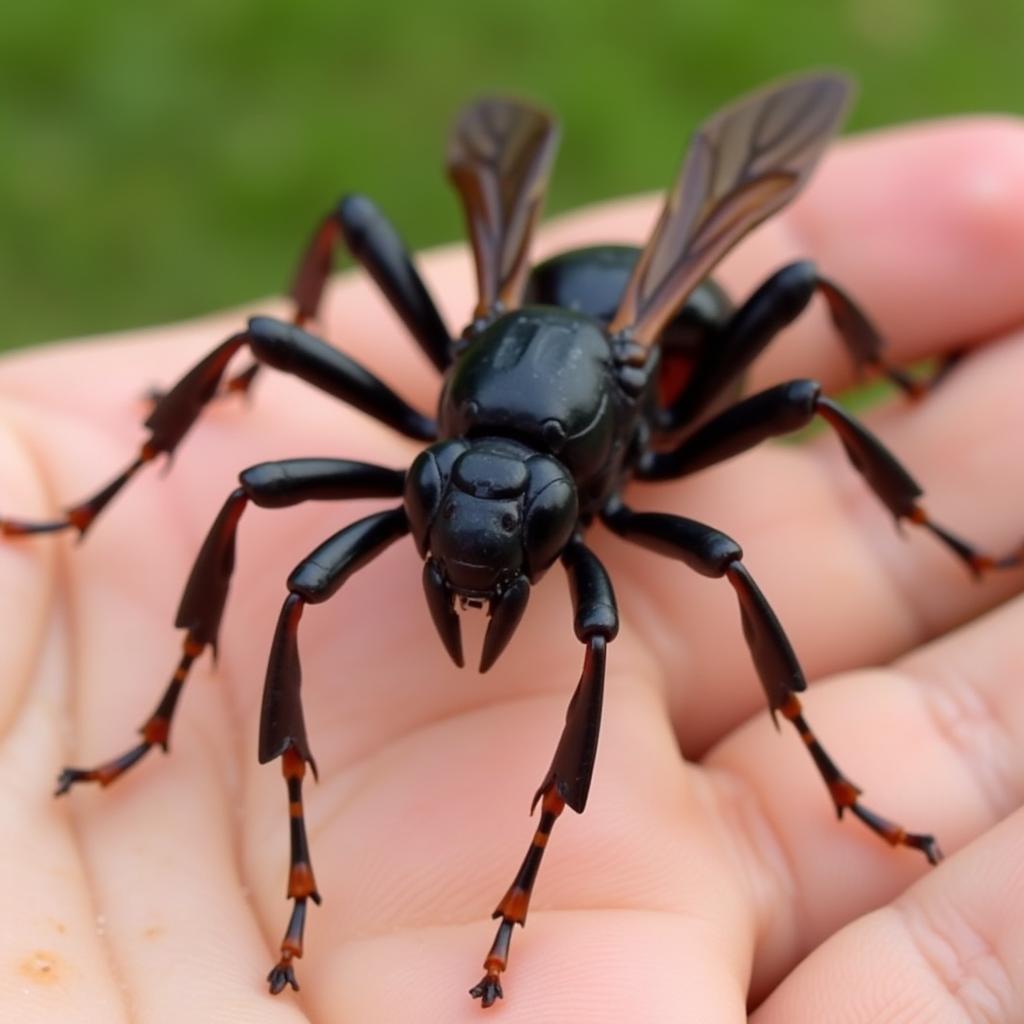 African Giant Wasp Anatomy