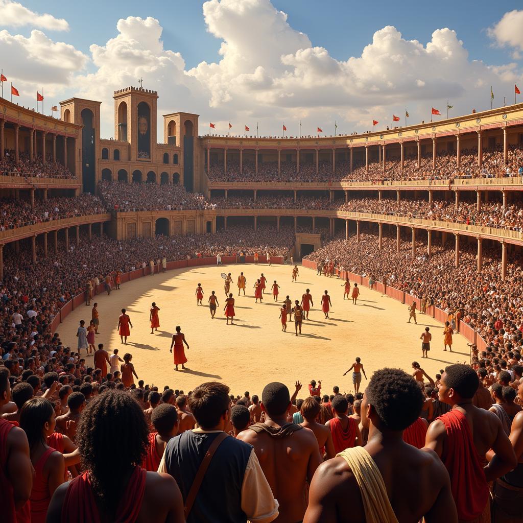 Ancient African Gladiatorial Arena