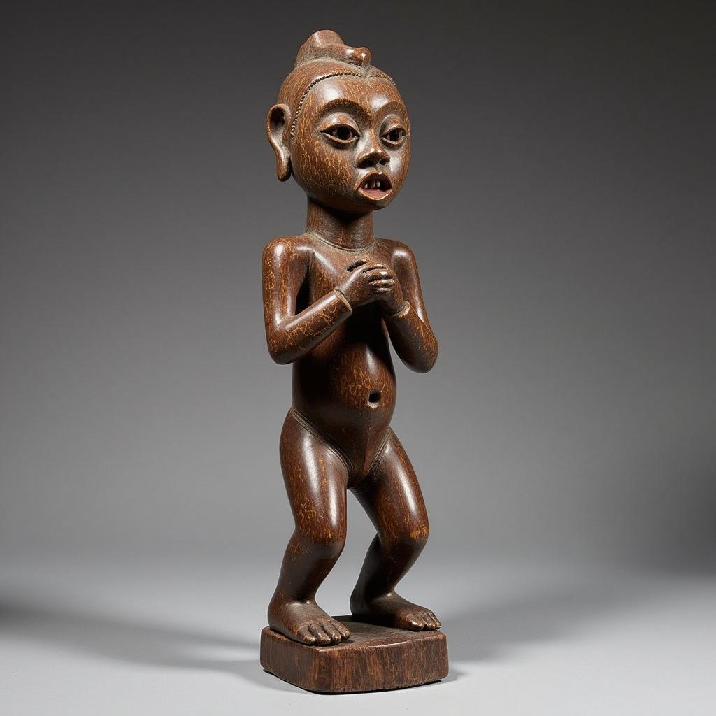 African God Idol Made With Wood