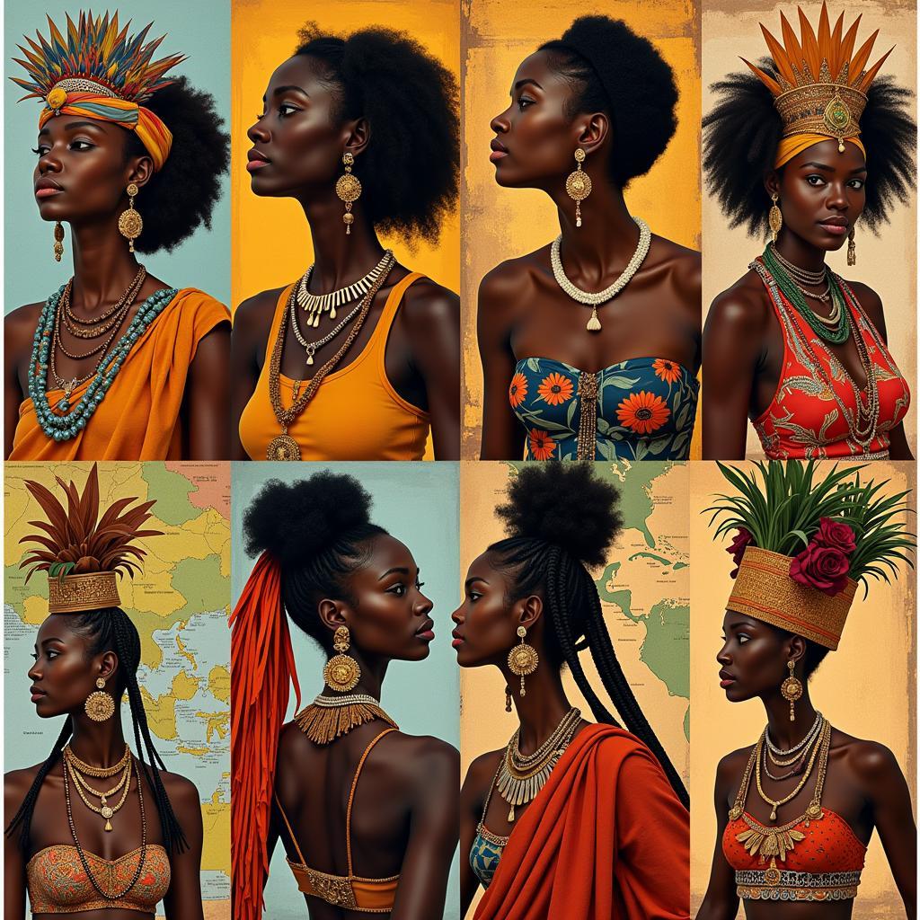 Diverse Representations of African Goddesses Across Cultures