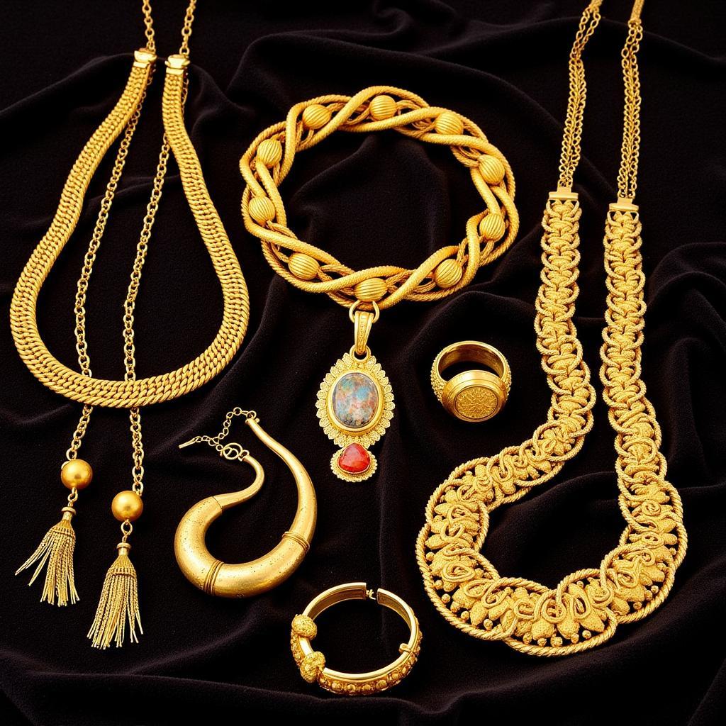 African gold jewelry