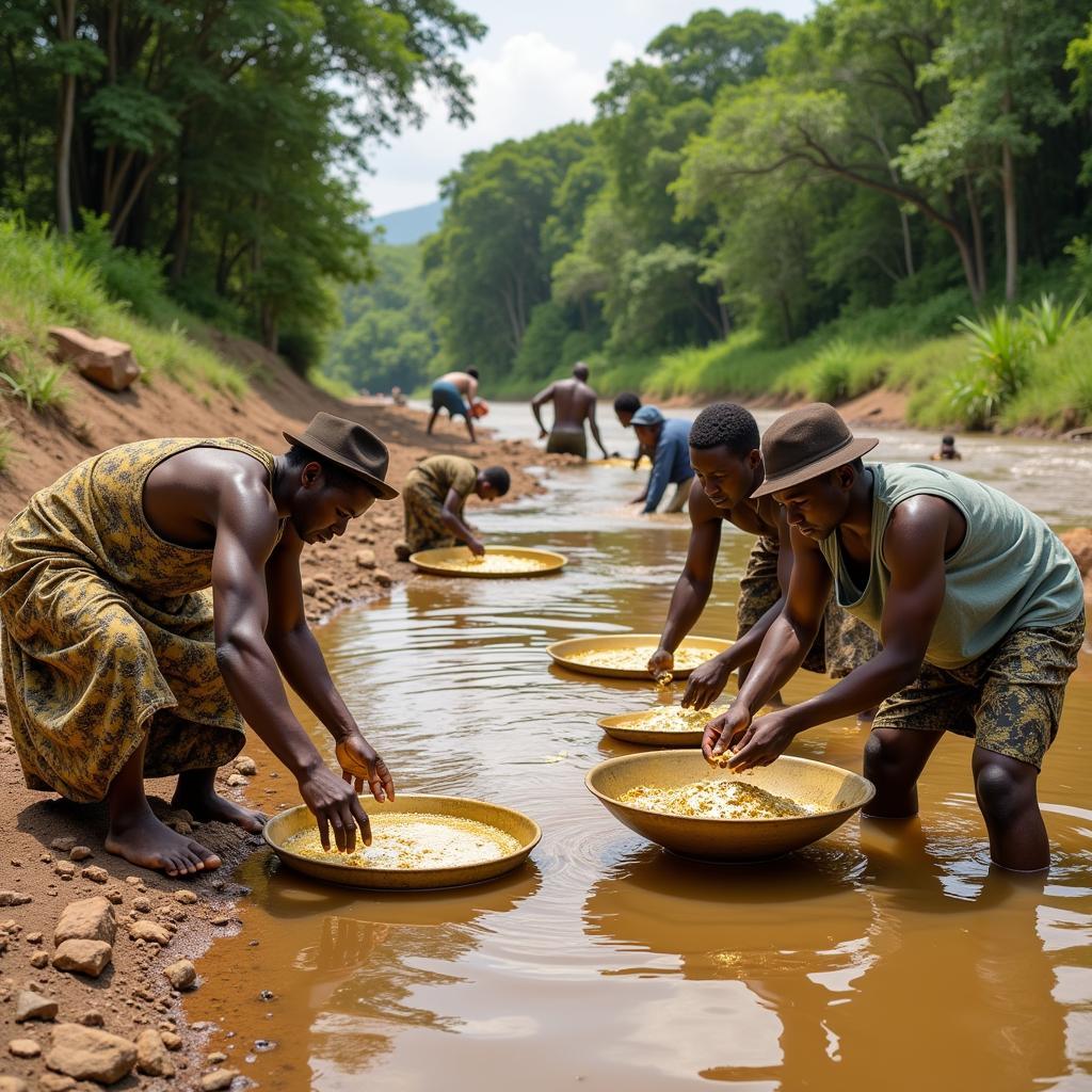 Traditional Gold Mining Methods in Africa