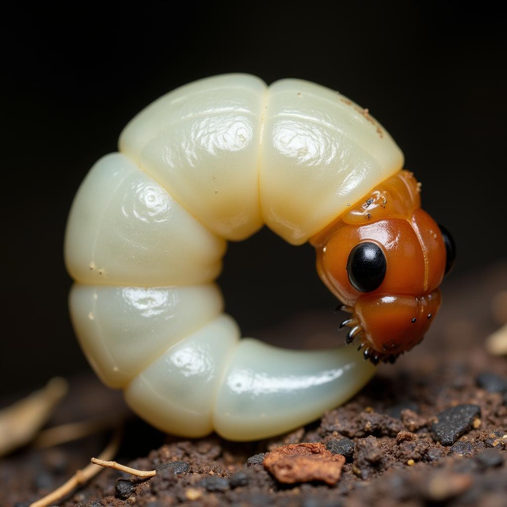 African Goliath Beetle Larva