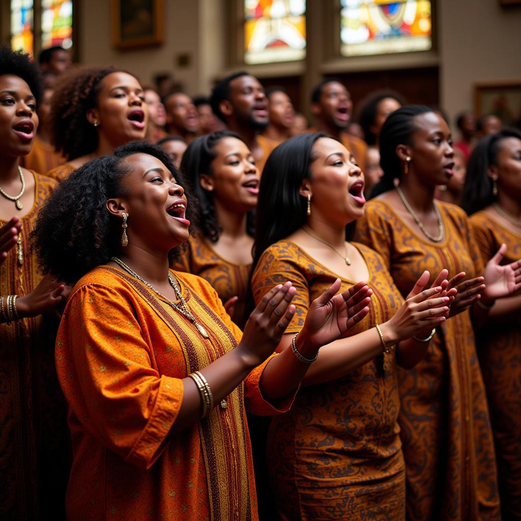 African Gospel Choir Performing in London