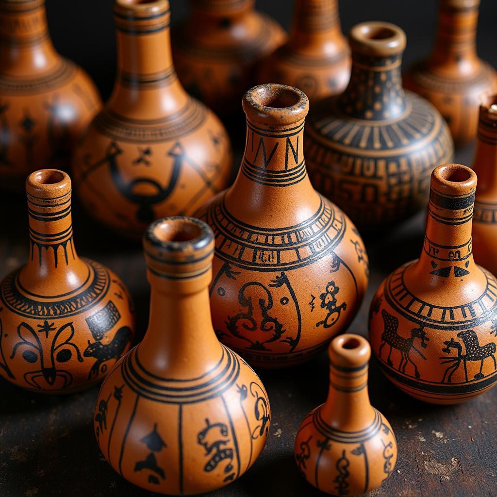 African Gourd Bottles