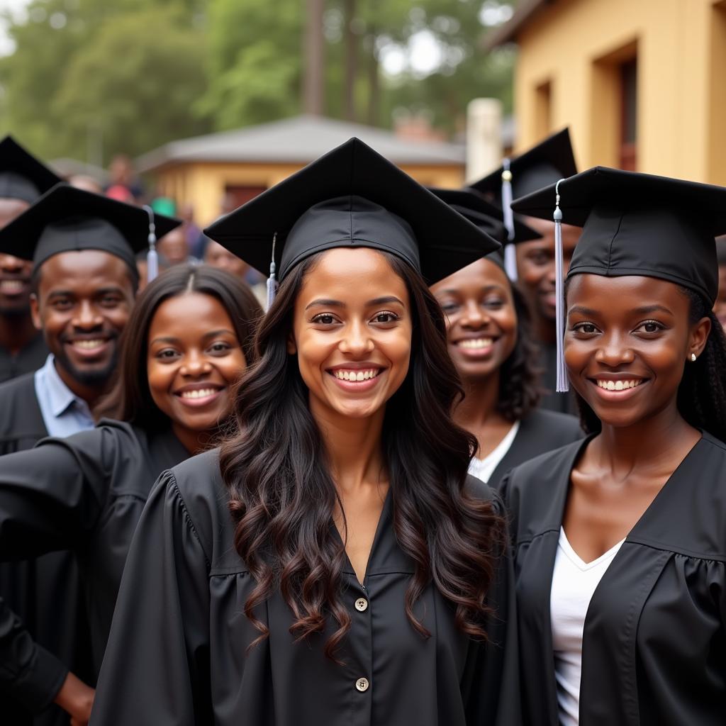 Graduating Students in Africa