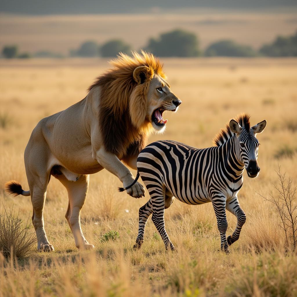 African Grassland Food Chain: Predators in Action