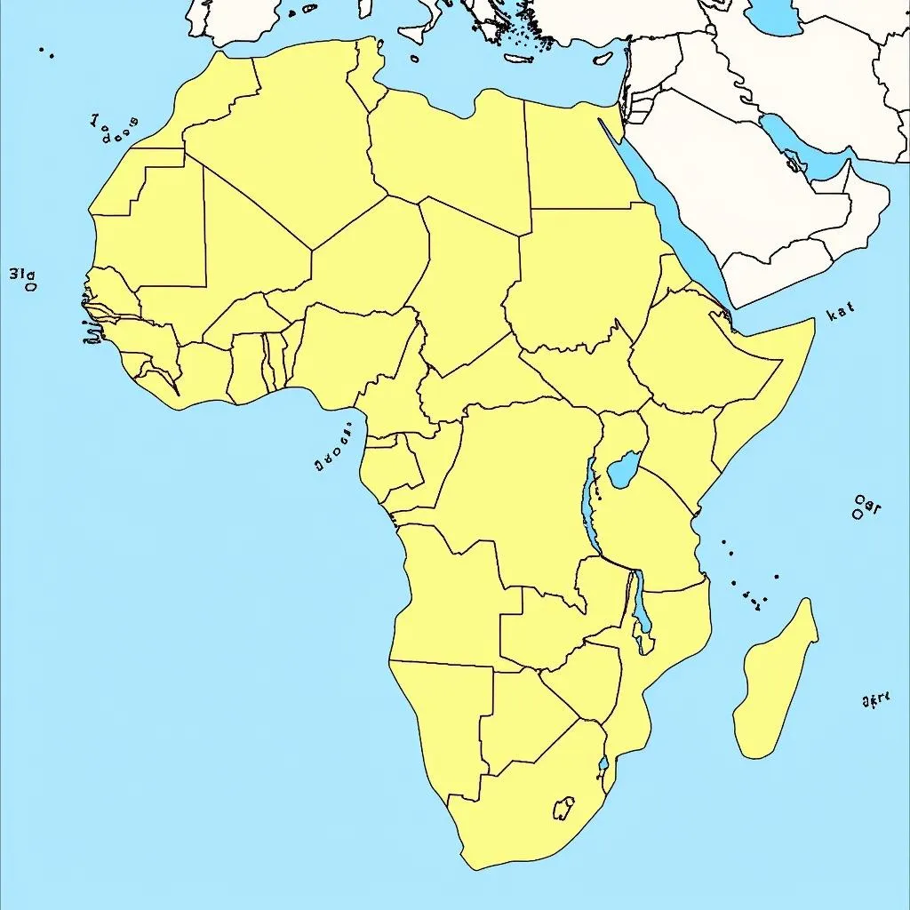 Map of the African Great Lakes Region