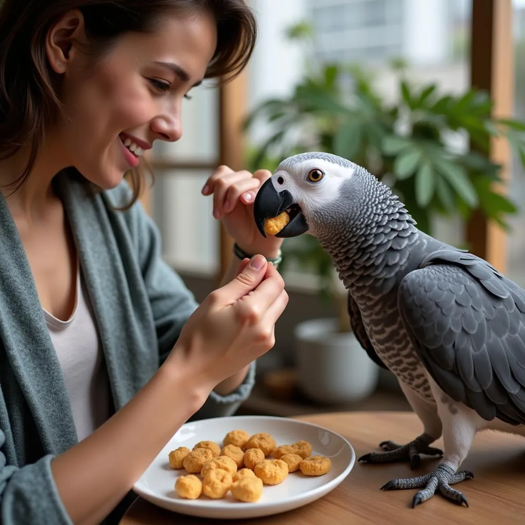 Training an African Grey Parrot