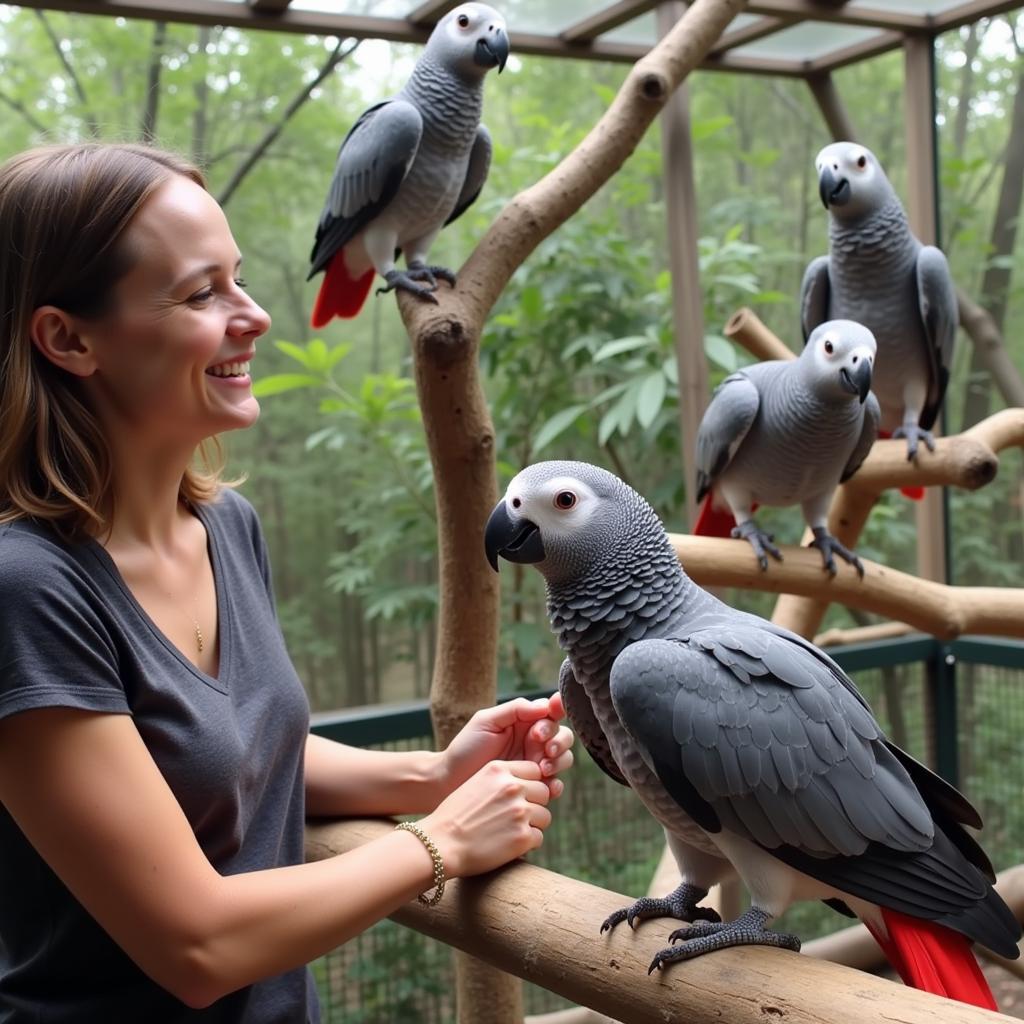 Reputable African Grey Parrot Breeder in South Africa