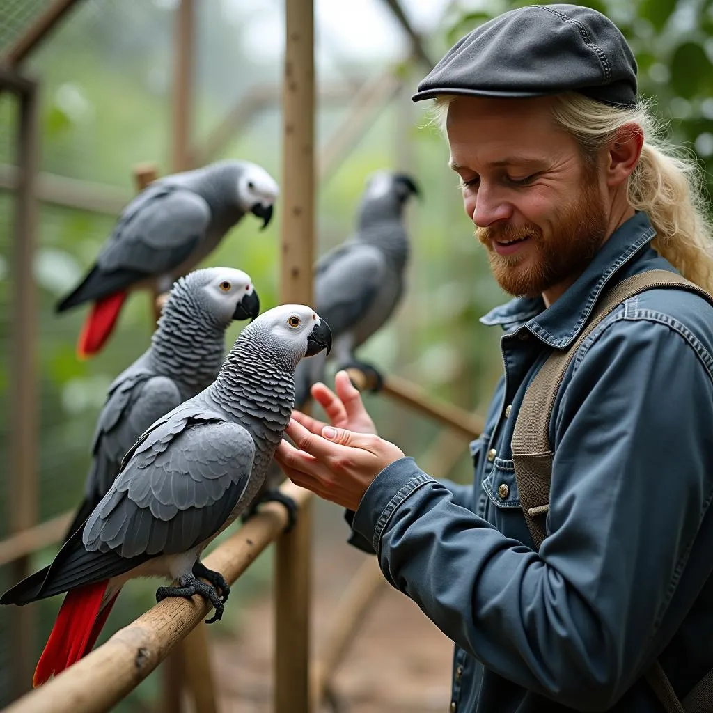 Reputable African Grey Parrot Breeder in Sri Lanka