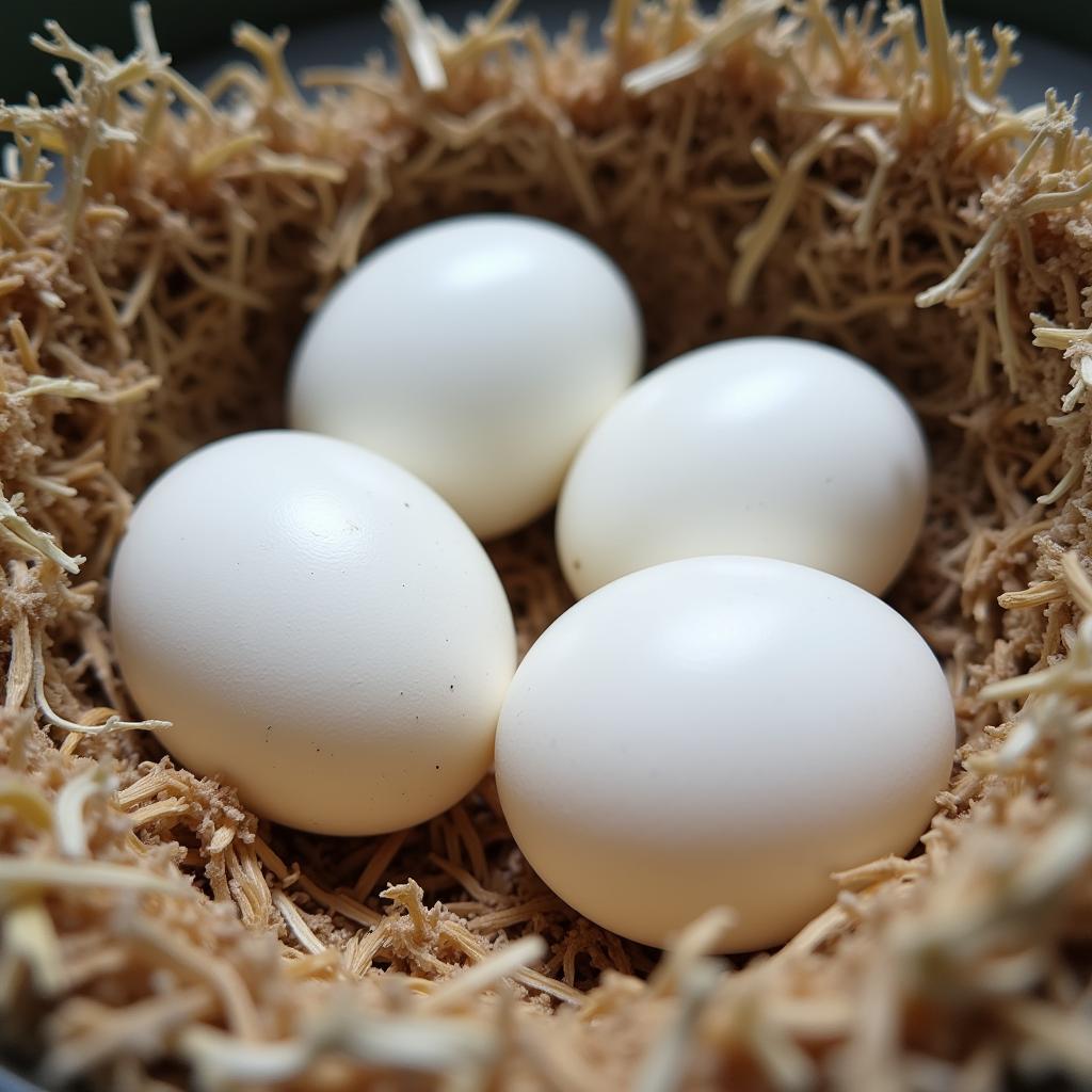 African Grey Parrot Clutch of Eggs