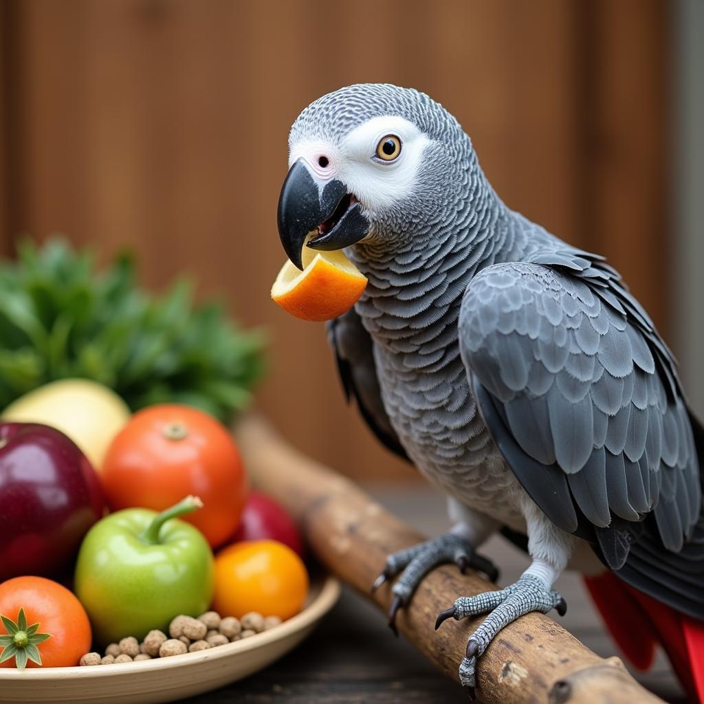 Healthy Diet for an African Grey Parrot