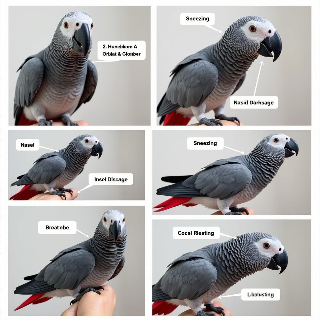 African Grey Parrot Respiratory Infection Symptoms