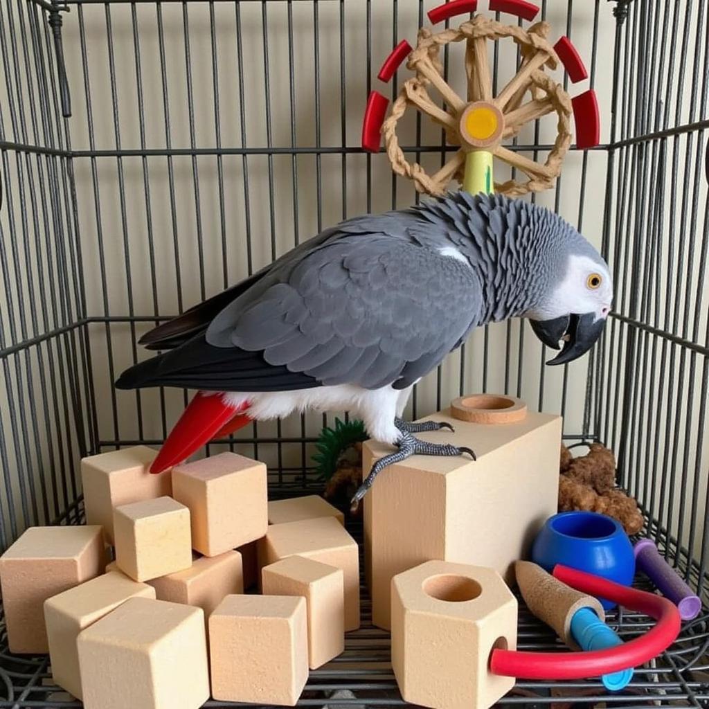 African Grey Parrot Toys and Enrichment in Melbourne