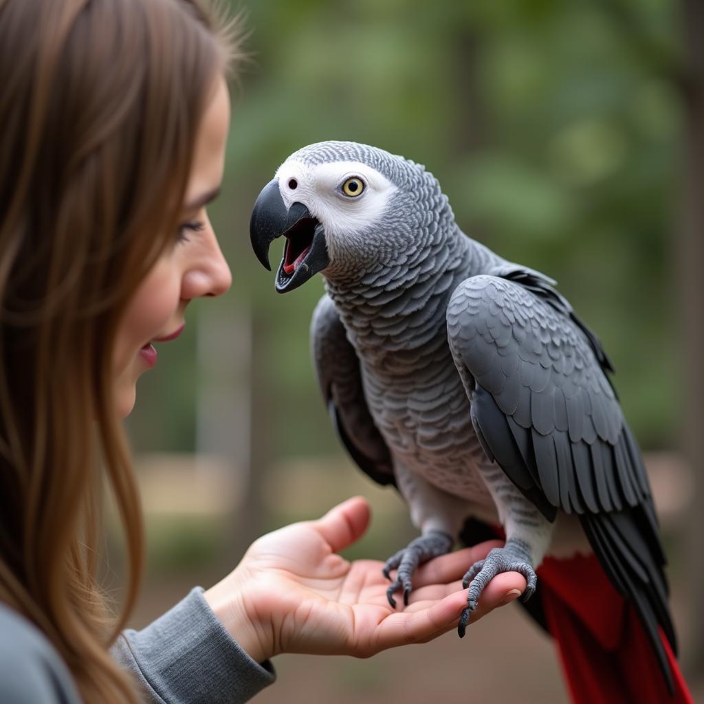 Talking Abilities of African Grey Parrots